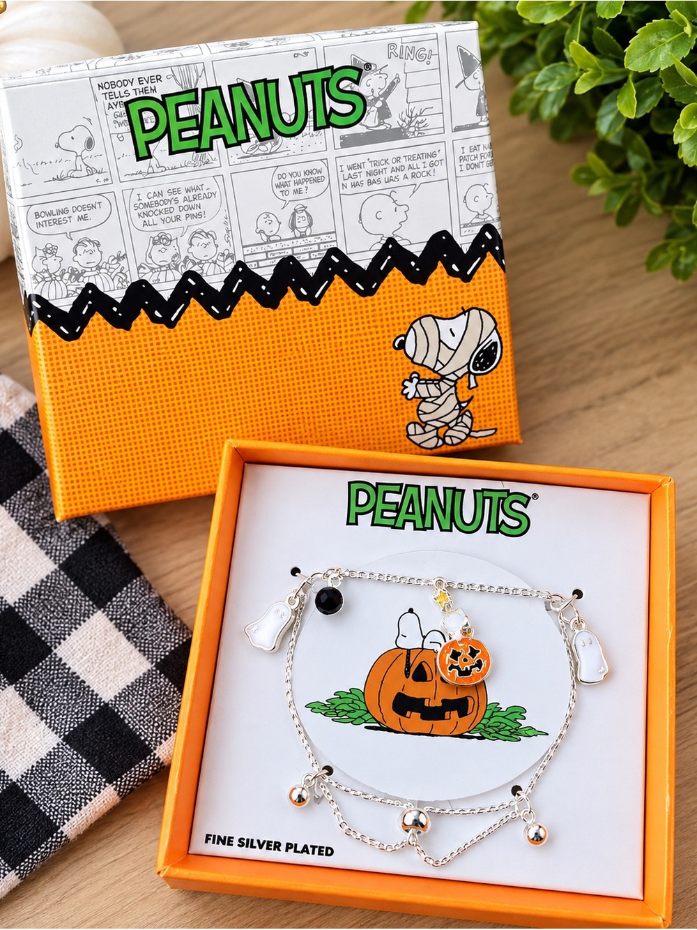 PEANUTS Snoopy Halloween Charm Bracelet